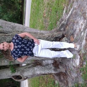 Sailing outfit, anchor away shirt  boating